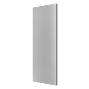 ประตู PVC บาธติค รุ่น คลาสสิค BP1 สีเทา ไม่เจาะ ขนาด 4×70×180 ซม.