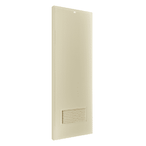 ประตู PVC บาธติค รุ่น คลาสสิค BP2 สีครีม ไม่เจาะ ขนาด 4×70×180 ซม.