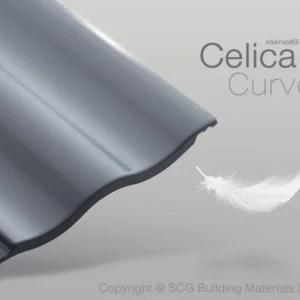 หลังคา Celica Curve สีสวยทน น้ำหนักเบา แต่แข็งแรง