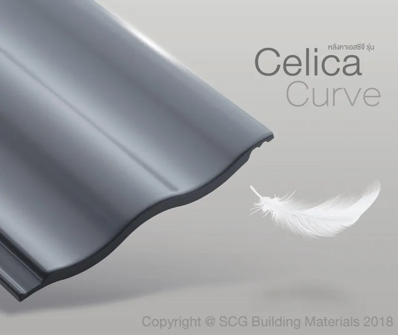 หลังคา Celica Curve สีสวยทน น้ำหนักเบา แต่แข็งแรง