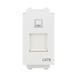 เต้ารับคอมพิวเตอร์ CHANG CAT6 LCH-907 สีขาว