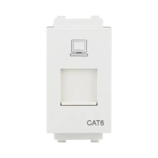 เต้ารับคอมพิวเตอร์ CHANG CAT6 LCH-907 สีขาว